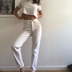 Levi’s 501 vintage white denim